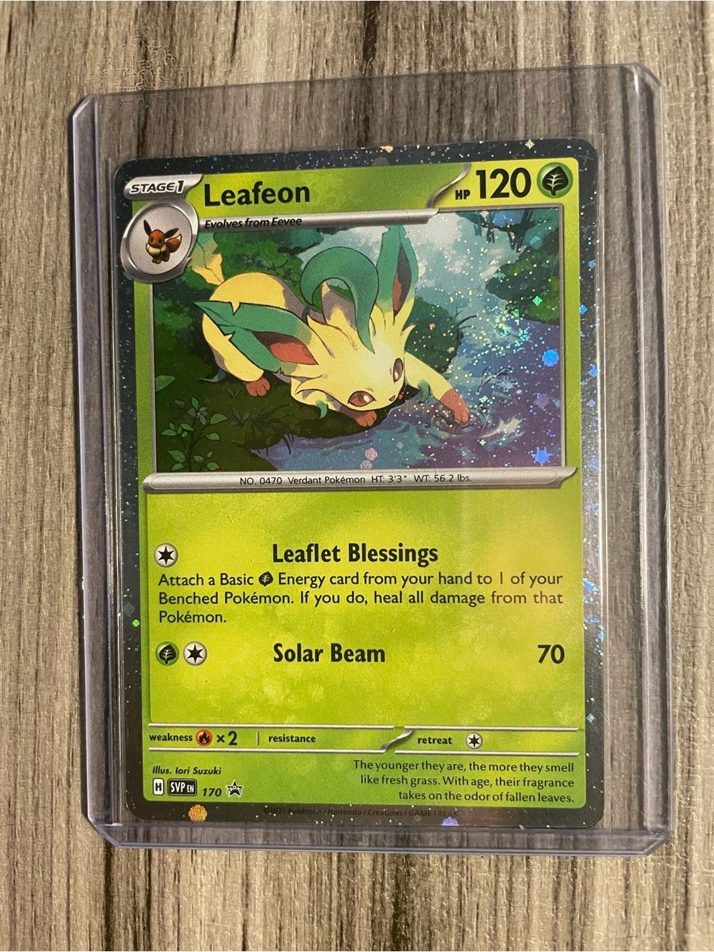 Pokémon Leafeon 170 Cosmos Holo SV Scarlet & Violet Promo